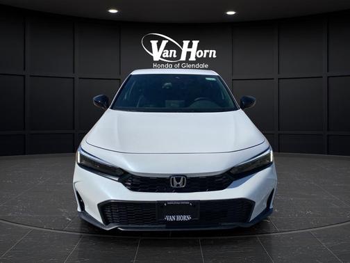 Platinum White Pearl 2026 Honda Civic Sport