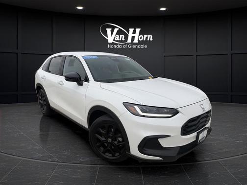 Platinum White Pearl 2024 Honda HR-V Sport