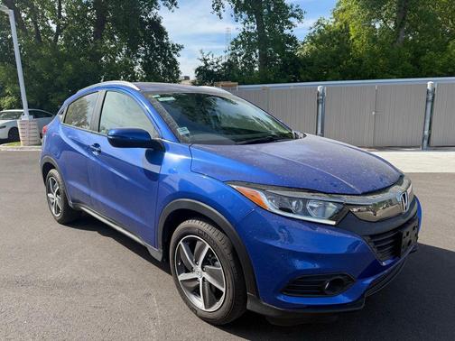 Aegean Blue Metallic 2022 Honda HR-V EX