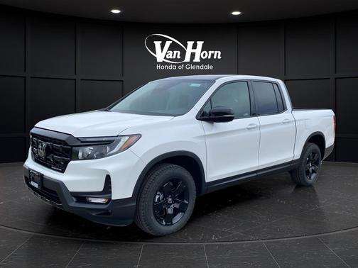 Platinum White Pearl 2026 Honda Ridgeline Black