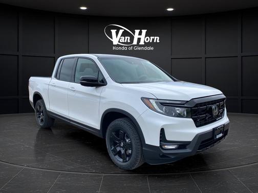 Platinum White Pearl 2026 Honda Ridgeline Black