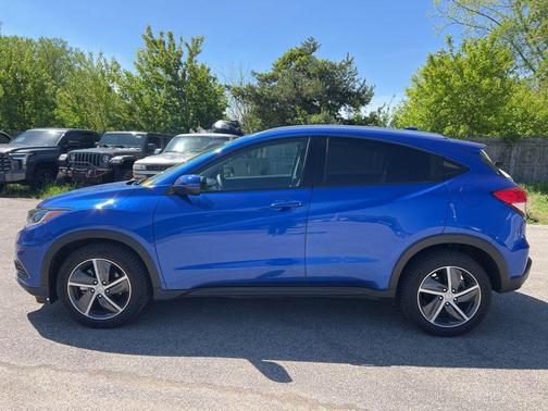 Aegean Blue Metallic 2021 Honda HR-V EX