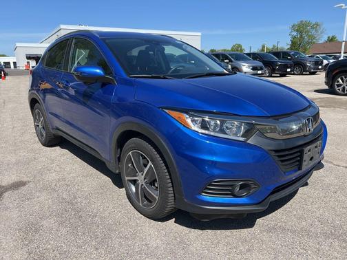 Aegean Blue Metallic 2021 Honda HR-V EX