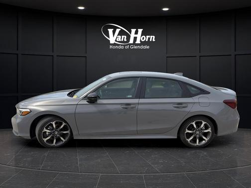 Gray 2026 Honda Civic Hybrid Sport