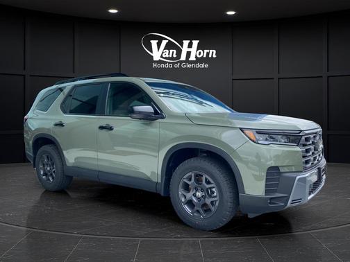 Green Metallic 2026 Honda Pilot TrailSport