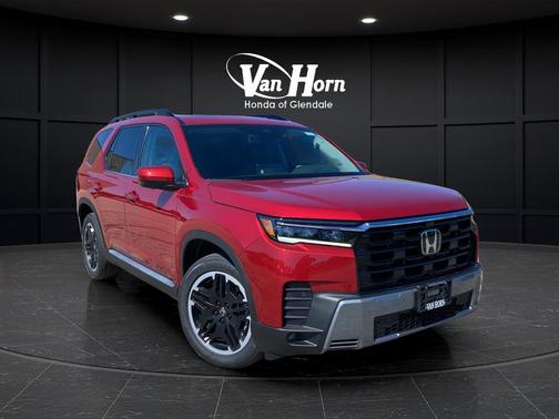 Radiant Red Metallic II 2026 Honda Pilot Touring 8-Passenger