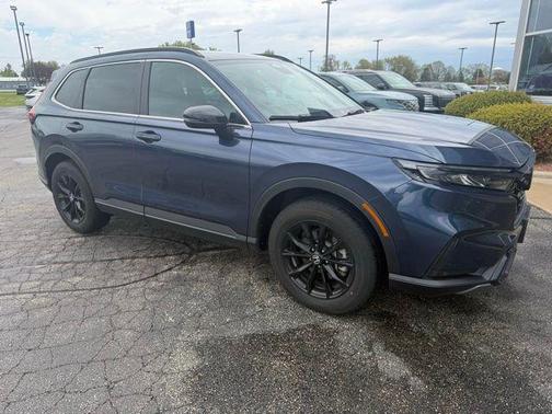 Crystal Black Pearl 2025 Honda CR-V Hybrid Sport AWD
