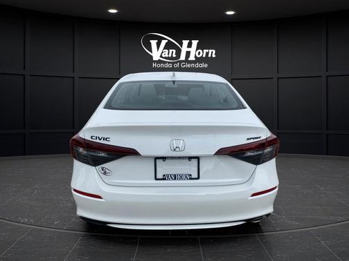Platinum White Pearl 2026 Honda Civic Sport