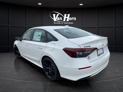 Platinum White Pearl 2026 Honda Civic Sport