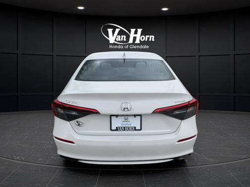 Platinum White Pearl 2022 Honda Civic Sport