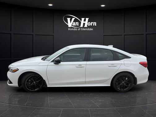 Platinum White Pearl 2022 Honda Civic Sport