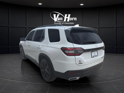 Platinum White Pearl 2025 Honda Pilot Black Edition