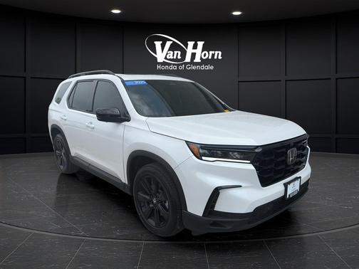 Platinum White Pearl 2025 Honda Pilot Black Edition