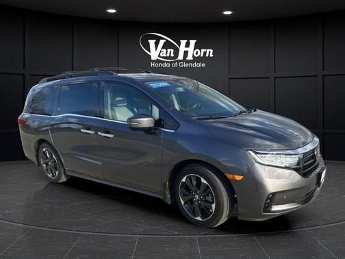 Gray 2024 Honda Odyssey Elite