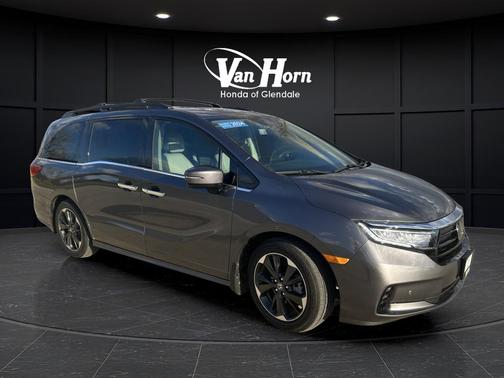 Gray 2024 Honda Odyssey Elite