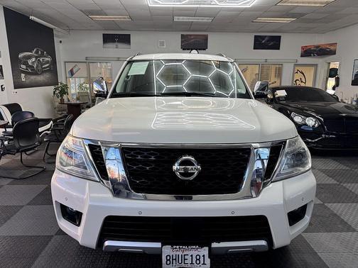 White 2018 Nissan Armada SL