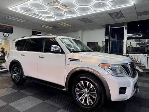 White 2018 Nissan Armada SL