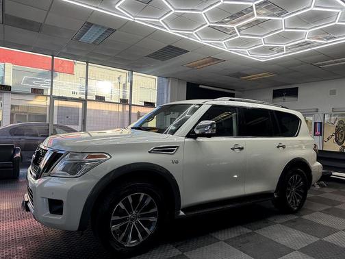 White 2018 Nissan Armada SL