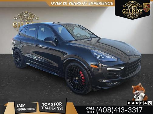 Jet Black Metallic 2018 Porsche Cayenne GTS