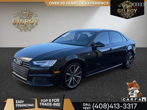 Brilliant Black 2018 Audi A4 2.0T Premium Plus