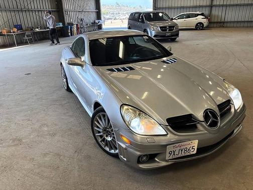 Silver 2007 Mercedes-Benz SLK-Class SLK55 AMG Roadster