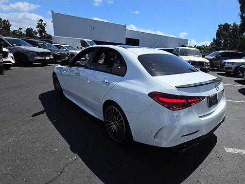 MANUFAKTUR Moonlight White Metallic 2022 Mercedes-Benz C-Class Sedan