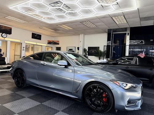 Blue 2017 INFINITI Q60 3.0t Red Sport 400