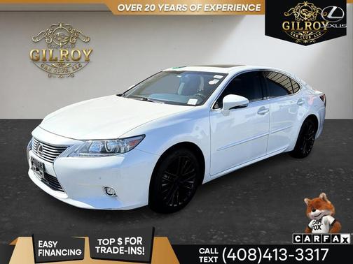 White 2015 Lexus ES 350 Base