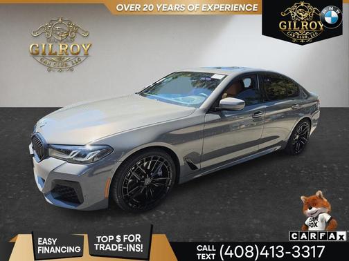 Bernina Grey Amber Effect Metallic 2021 BMW M550 i Xdrive