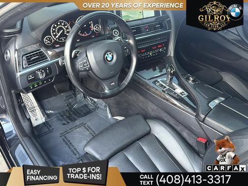 Carbon Black Metallic 2012 BMW 650