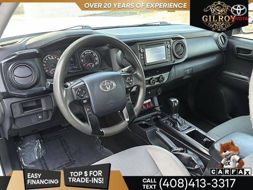 Super White 2018 Toyota Tacoma SR