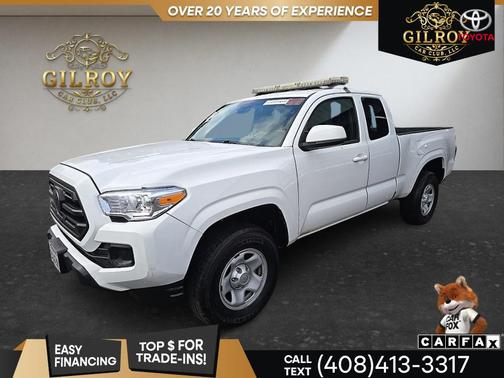 Super White 2018 Toyota Tacoma SR