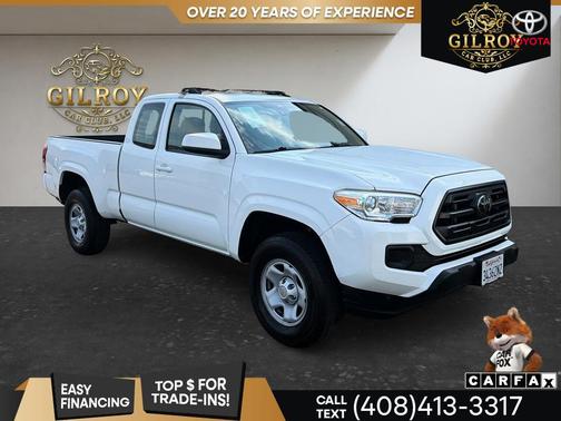 Super White 2018 Toyota Tacoma SR