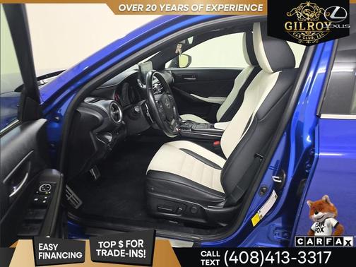 Ultrasonic Blue Mica 2.0 2022 Lexus IS 350 F Sport