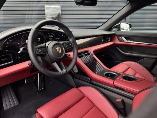 Jet Black Metallic 2025 Porsche Taycan 4