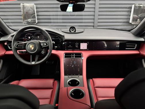 Jet Black Metallic 2025 Porsche Taycan 4