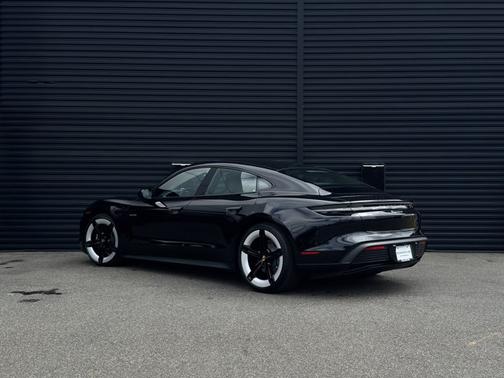 Jet Black Metallic 2025 Porsche Taycan 4