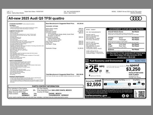 2025 Audi Q5 Premium