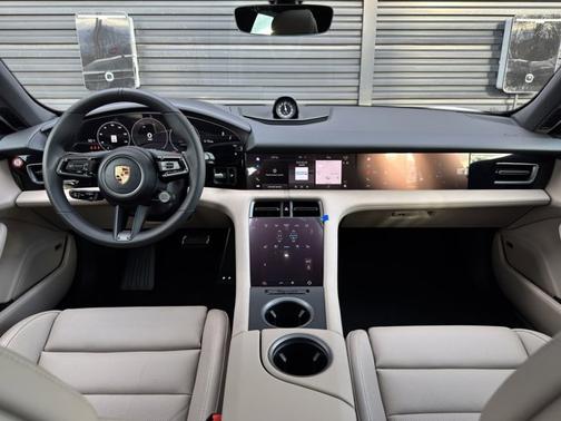 White 2025 Porsche Taycan 4