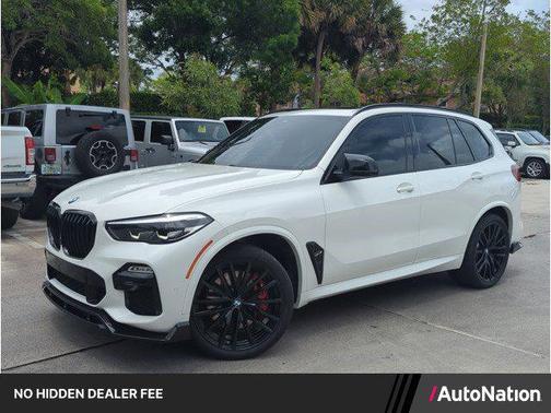 Alpine White 2021 BMW X5 M50i