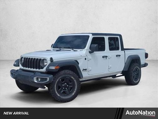 Bright White Clearcoat 2025 Jeep Gladiator Sport