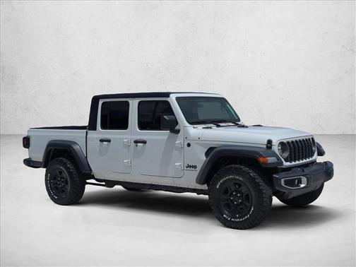 Bright White Clearcoat 2025 Jeep Gladiator Sport