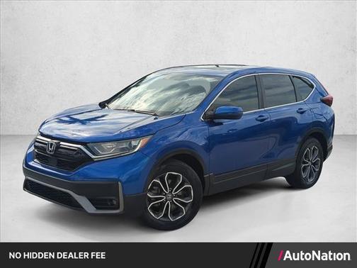 Blue 2022 Honda CR-V 2WD EX