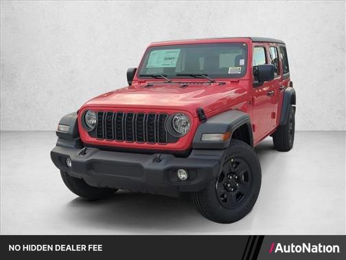 Firecracker Red Clearcoat 2026 Jeep Wrangler Sport
