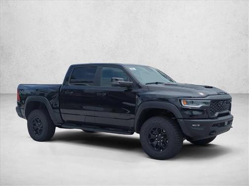 Diamond Black Crystal Pearlcoat 2026 RAM 1500 RHO Crew Cab 4x4 5'7' Box