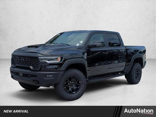 Diamond Black Crystal Pearlcoat 2026 RAM 1500 RHO Crew Cab 4x4 5'7' Box