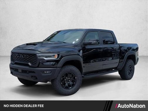 Diamond Black Crystal Pearlcoat 2026 RAM 1500 RHO Crew Cab 4x4 5'7' Box