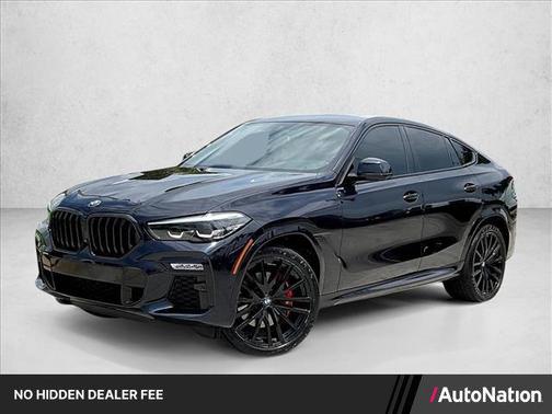 Carbon Black Metallic 2021 BMW X6 sDrive40i