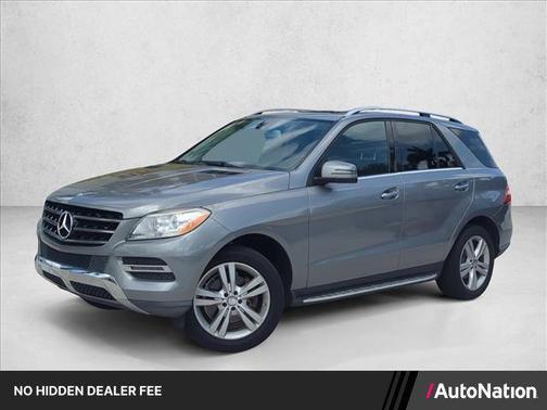 Silver/Gray 2015 Mercedes-Benz M-Class ML 350
