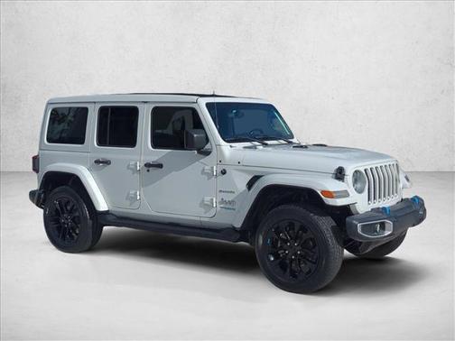 Bright White Clearcoat 2022 Jeep Wrangler Unlimited 4xe Sahara